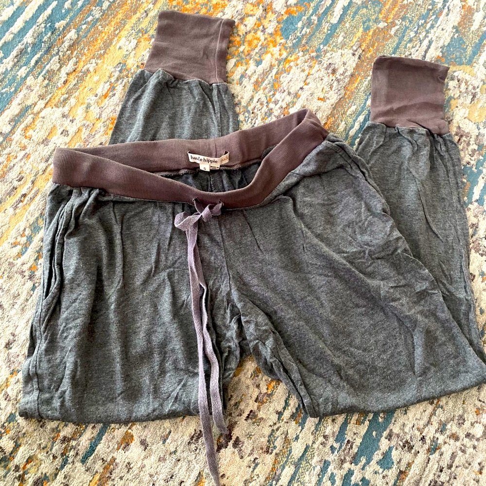 Haute hippie jogger pajama pants